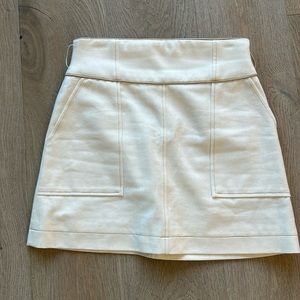 White Mini Skirt